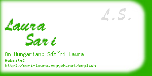 laura sari business card